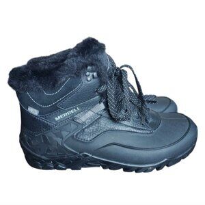Merrell Black Aurora 6 Ice+ Winter Shoes Size 10